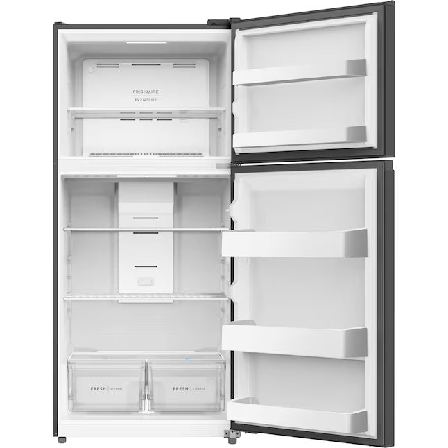 Frigidaire 19 Cu. Ft. Garage Ready Top Freezer Refrigerator in Black FRTE1814AB - Scratch & Dent (Minor)