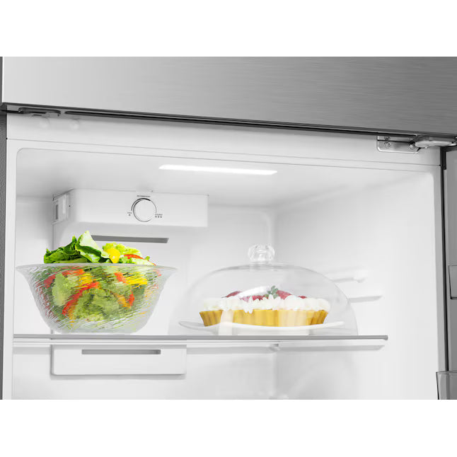 Hisense 21.2-cu ft Standard-Depth 30-in Wide Top-Freezer Refrigerator ( Stainless Steel ) Garage Ready ENERGY STAR Certified