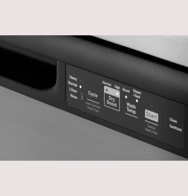 GE Stainless Steel Built-In 24 Inch Tall Tub Dishwasher with Front Controls and Steam Sanitize GDF535PSRSS - New in Box