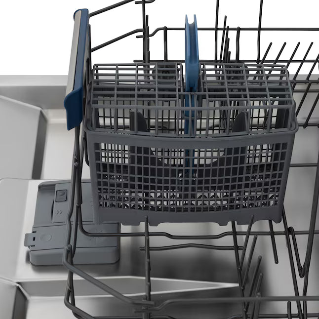 ZLINE 24 Inch Fully Integrated Dishwasher with 15 Place Setting Capacity, 8 Wash Cycle, Delay Wash, Adjustable Rack, 51 dBA Silence Rating, UL Listed, and ENERGY STAR Certified DWV-24 - Open Box