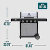 Charbroil® Commercial Series™ 4 Burner Gas Grill & Griddle in Stainless Steel 22321482 - 463263924 - Scratch & Dent (Moderate)