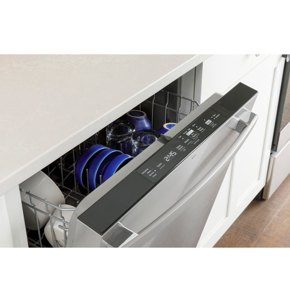 Pictures of GE® ENERGY STAR® Top Control with Plastic Interior Dishwasher with Sanitize Cycle & Dry Boost 25131SD287 - GDT550PMRES - Scratch & Dent (Moderate) - Neu Appliance Outlet - Discount Appliance Outlet in Austin, Tx