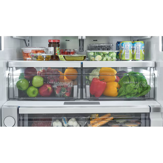 Frigidaire Counter-Depth Professional ENERGY STAR 22.6 Cu. Ft. French Door with CrispSeal® Plus Crispers with Auto Humidity 20534SD714 - PRFC2383AF - Scratch & Dent (Major)