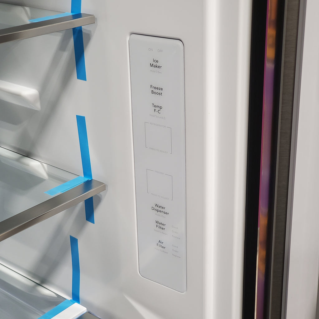 Pictures of Frigidaire Gallery 20 Cu. Ft. 30" Wide Standard-Depth French Door Refrigerator in Stainless Steel 20SD84 - GRFN2023AF - Scratch & Dent (Minor) - Neu Appliance Outlet - Discount Appliance Outlet in Austin, Tx