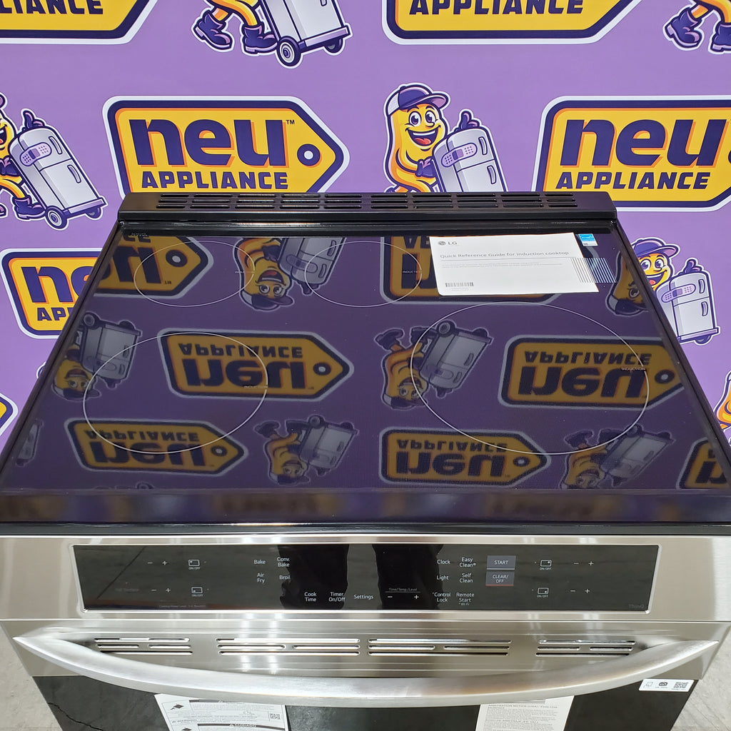 LG 6.3 cu. ft. Smart Induction Slide-in Range with Convection and Air Fry 3SD909 - LSIL6332FE - Open Box