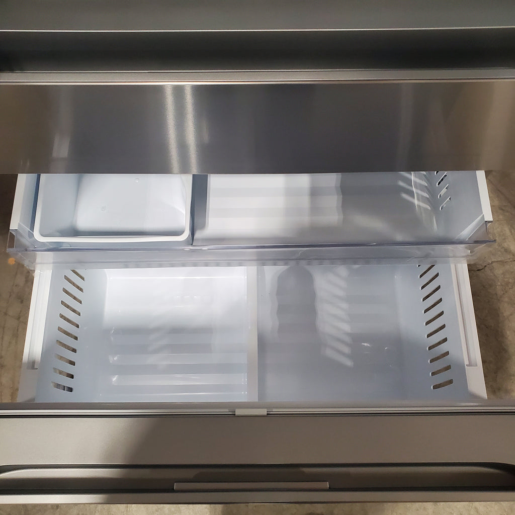 LG 25 cu. ft. Smart Counter-Depth MAX™ 4-Door French Door Refrigerator with Full-Convert Drawer™ 3SD925 - LF25G8330S - S