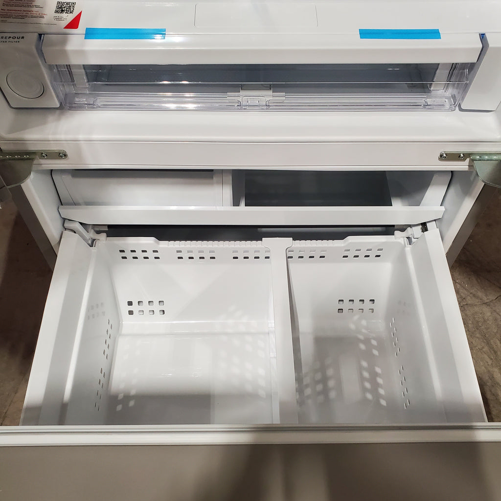 Pictures of Frigidaire 29 Cu. Ft. Standard-Depth French Door Refrigerator in Stainless Steel 3SD1067 - FRFN2813AF - Scratch & Dent (Moderate) - Neu Appliance Outlet - Discount Appliance Outlet in Austin, Tx