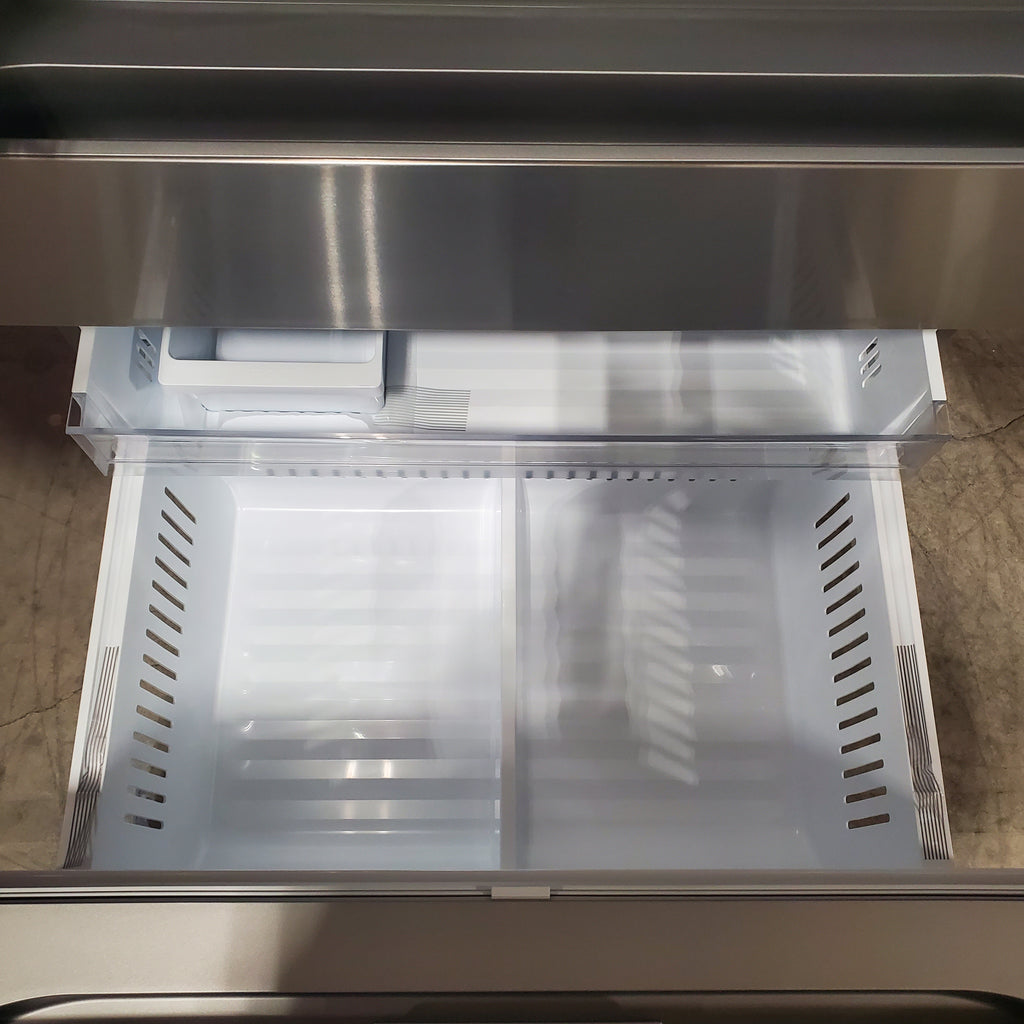 LG 29 cu. ft. Smart Standard-Depth MAX™ 4-Door French Door Refrigerator with Full-Convert Drawer™ in Print Proof Stainless Steel 5SD271 - LF29H8330S - Scratch & Dent (Moderate)