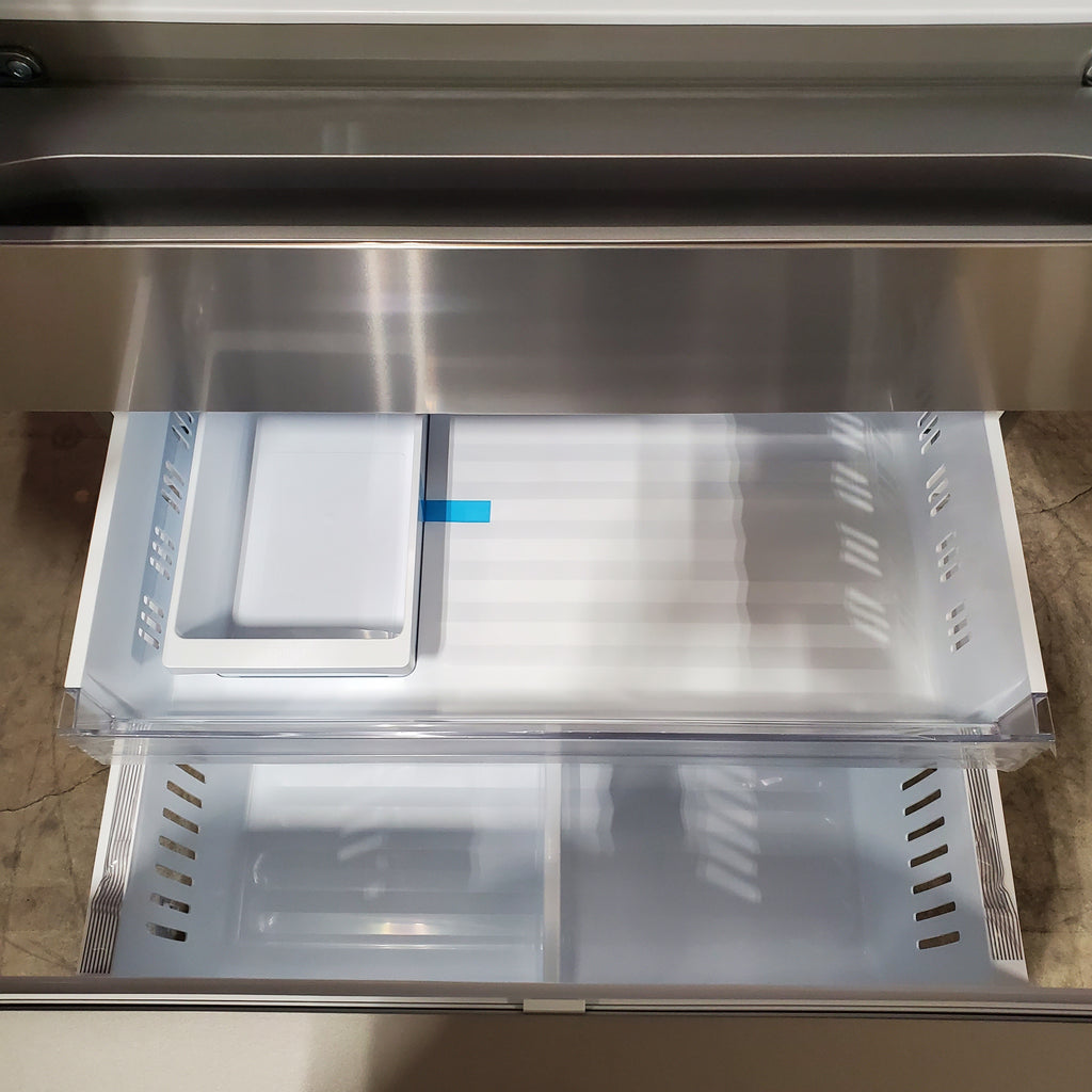 LG 29 cu. ft. Smart Standard-Depth MAX™ 4-Door French Door Refrigerator with Full-Convert Drawer™ in Print Proof Stainless Steel 3SD931 - LF29H8330S - Open Box