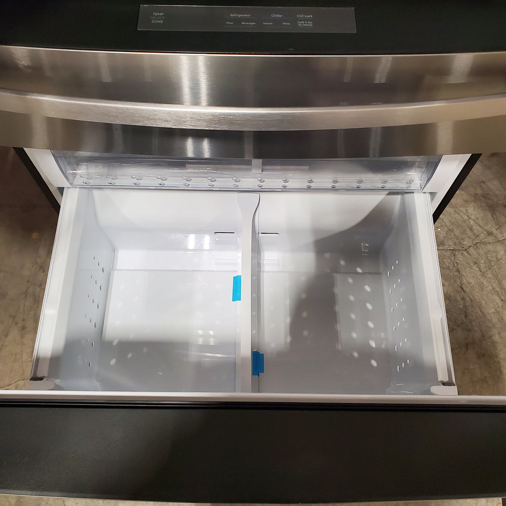 Pictures of GE Profile™ ENERGY STAR® 27.9 Cu. Ft. Smart Fingerprint Resistant 4-Door French-Door Refrigerator with Door In Door 22SD049 - PVD28BYNFS - Scratch & Dent (Minor) - Neu Appliance Outlet - Discount Appliance Outlet in Austin, Tx