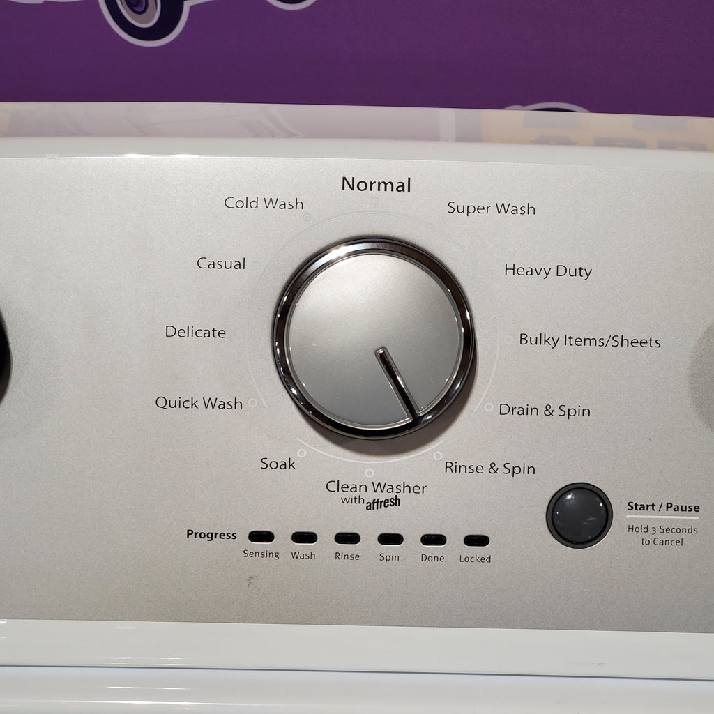Whirlpool Top Load 3.8 Cu. Ft. Washer with Removable Agitator in White 24SD25 - WTW4957PW - Scratch & Dent (Minor)