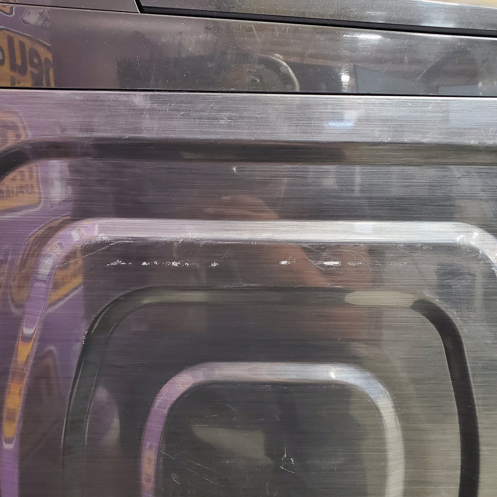 Pictures of Samsung 5.0 cu. ft. Energy Star Top Load Washer with Active Water Jet in Black Stainless Steel 1CR04015 - WA50R5400AV - Certified Refurbished - Neu Appliance Outlet - Discount Appliance Outlet in Austin, Tx