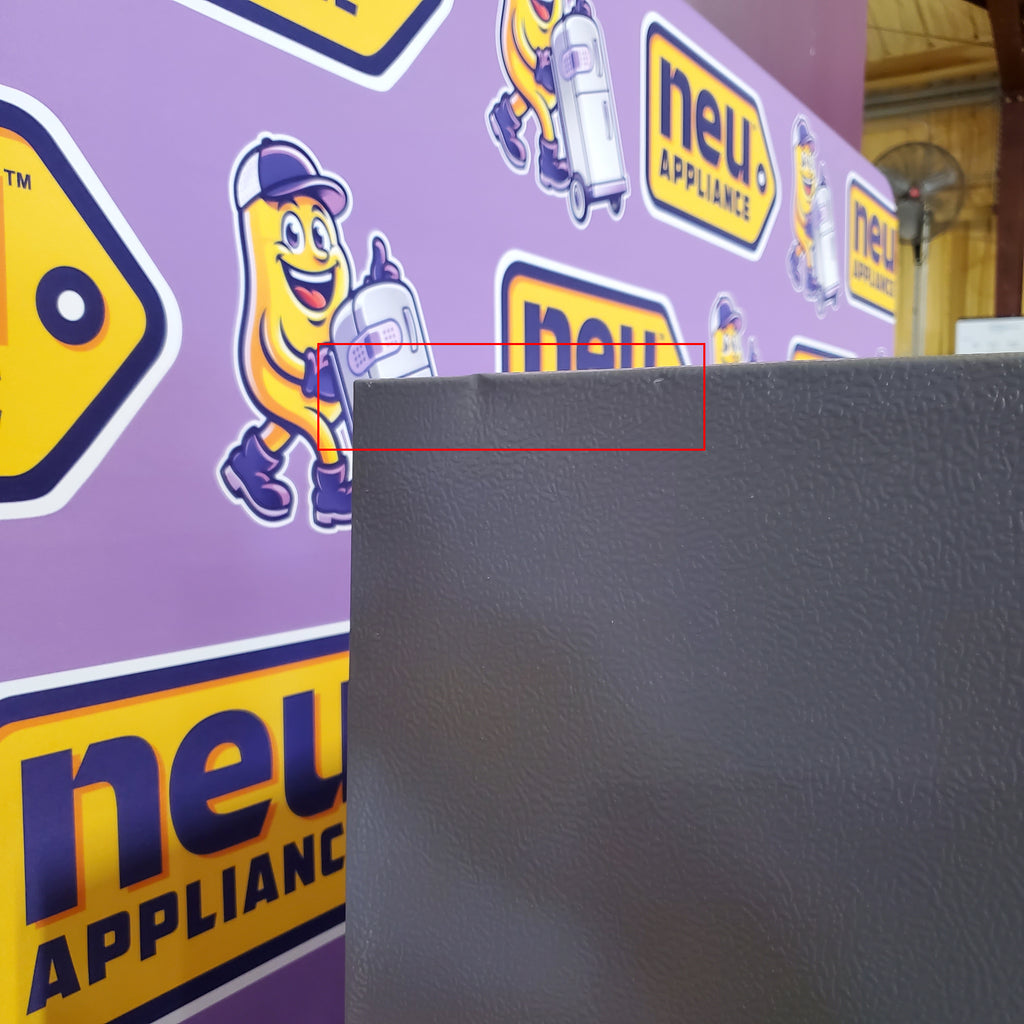 Hisense Counter Depth Bottom Freezer 17.2 Cu. Ft. Refrigerator with LED Lighting and Super Cool and Super Freeze in Fingerprint Stainless Steel 24SD053 - HRB171N6ASE - Scratch and Dent (Minor)