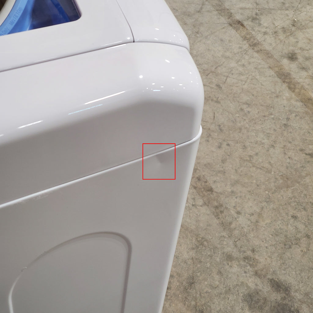 Pictures of LG Top Load 4.1 Cu. Ft. Washer with TurboDrum Technology in White WT6105CW - Scratch & Dent (Minor) and LG 7.3 Cu. Ft. Electric Rear Control Ultra Large Capacity Dryer in White with Sensor Dry 16075 - DLE6100W - Open Box - Neu Appliance Outlet - Discount Appliance Outlet in Austin, Tx