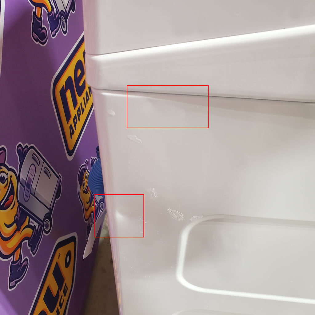 GE Profile 5.0 cu. ft. High-Efficiency ENERGY STAR Smart Top Load Washer in White with Microban Technology 24SD26 - PTW600BSRWS - Scratch & Dent (Minor)