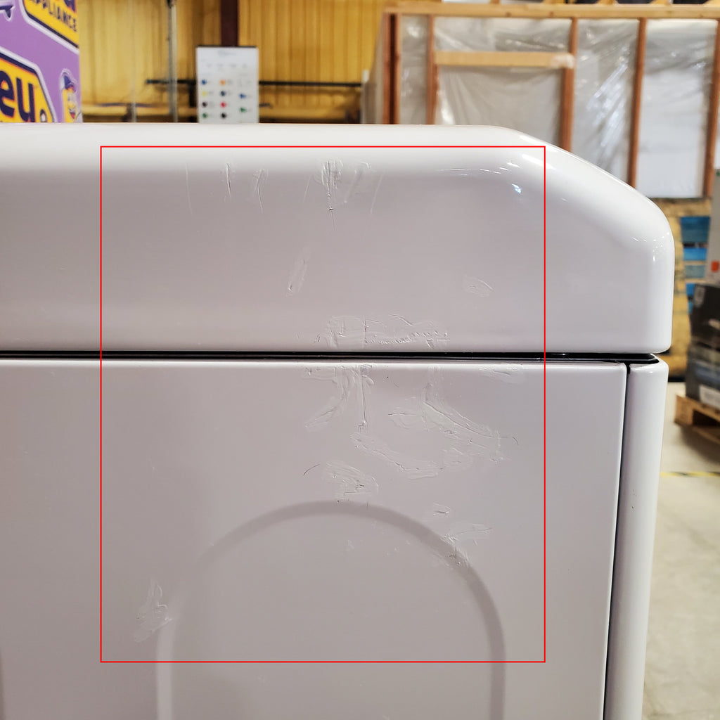 LG Top Load 4.1 Cu. Ft. Washer with TurboDrum Technology in White WT6105CW - New in Box and LG 7.3 Cu. Ft.  Electric Rear Control Ultra Large Capacity Dryer in White with Sensor Dry 16095 - DLE6100W - Scratch & Dent (Minor)