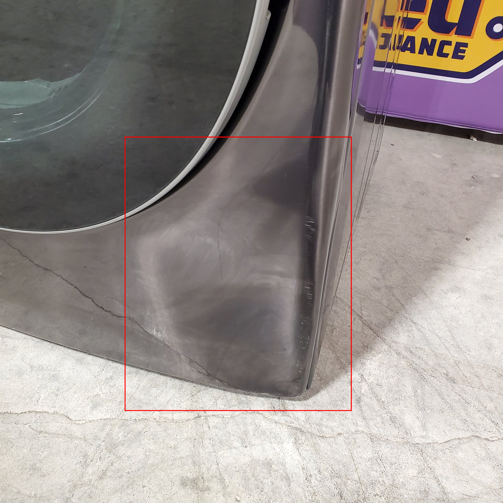 Pictures of LG Black Steel Smart Wi-Fi Enabled Front Load Electric 7.4 Cu. Ft. Dryer with TurboSteam and Built-In Intelligence 3SD879 - DLEX4000B - Scratch & Dent (Moderate) - Neu Appliance Outlet - Discount Appliance Outlet in Austin, Tx