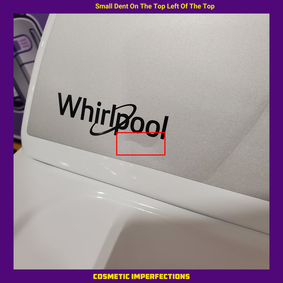 Whirlpool White Electric Extra Large 7.0 Cu. Ft. Dryer with Wrinkle Shield 22221438 - WED4815EW - Scratch & Dent (Moderate)