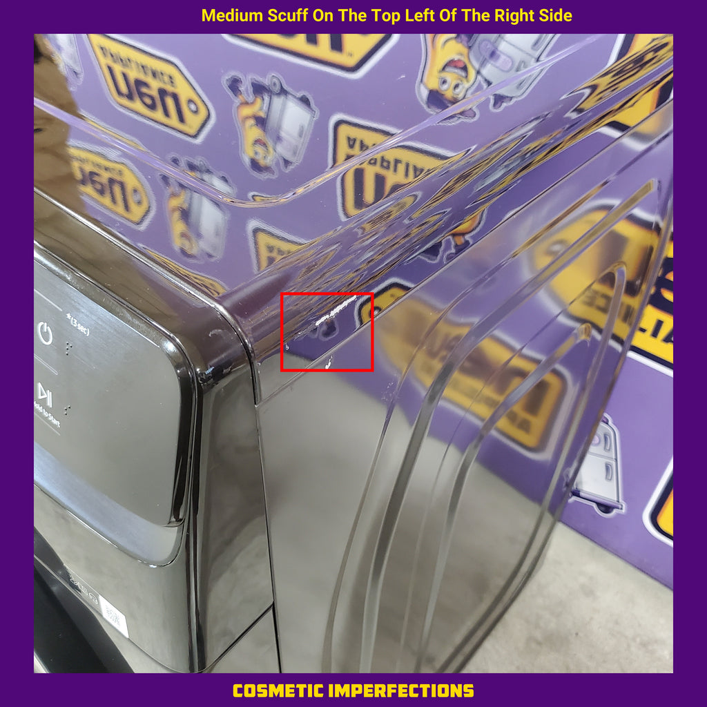 Pictures of Samsung Frontload Brushed Black7.5 Cu. Ft. Electric Dryer with Sensor Dry 31131SD53 - DVE45T6000V - Scratch & Dent (Minor) - Neu Appliance Outlet - Discount Appliance Outlet in Austin, Tx