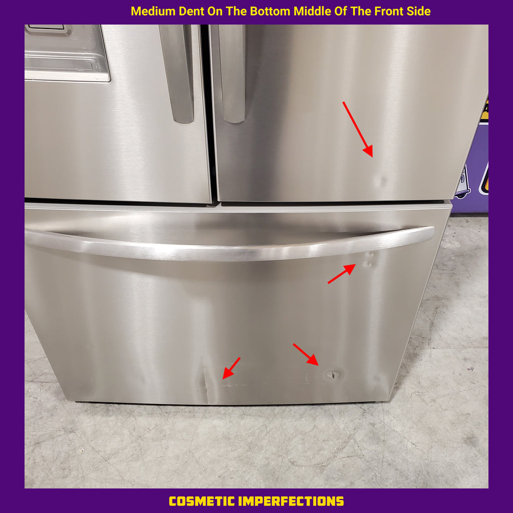 Frigidaire 28 Cu. Ft. Standard-Depth French Door Refrigerator in Stainless Steel FRFS2823AF - Scratch & Dent (Moderate)