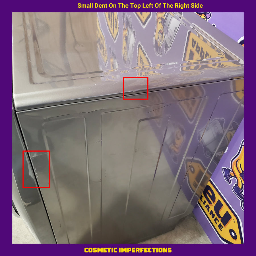 Electrolux Titanium Front Load 600 Series 4.5 Cu. Ft. Washer with Smartboost ELFW7637AT - Scratch & Dent (Moderate) and Electrolux 8 cu. ft. vented Front Load Stackable 600 Series Electric Dryer with LuxCare Dry 16248 - ELFE7637AT - Scratch & Dent (Minor)