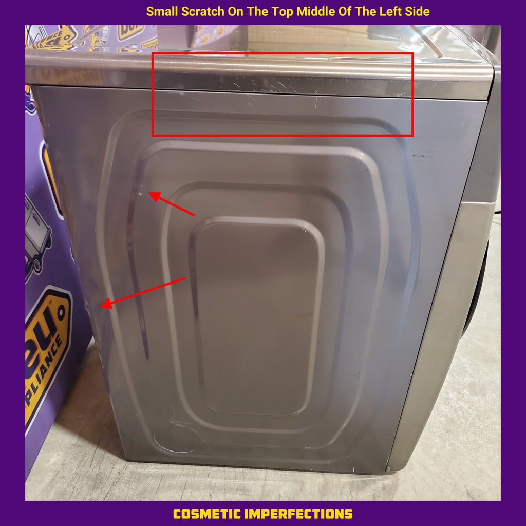 Samsung 7.5 cu. ft. Front Load Electric Dryer with Steam 25136SD620 - DVE45B6300P - Scratch & Dent (Minor)