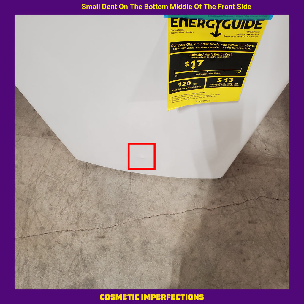 Frigidaire 4.1 Cu. Ft. Top Load Washer 4SD465 - FLVW7000AW - Scratch & Dent (Minor)