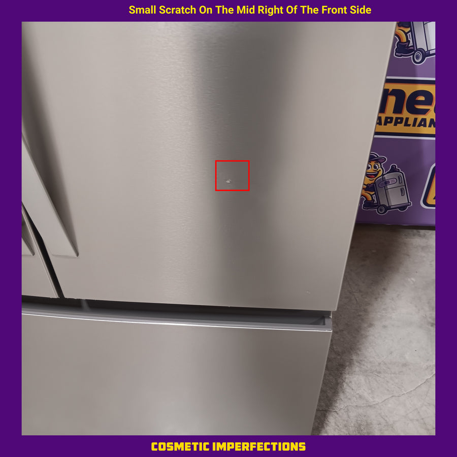 Whirlpool French Door 31 Cu. Ft. Refrigerator with Total Coverage Cooling in Fingerprint Resistant Stainless Steel 22231SD310 - WRFF3136SZ - Scratch & Dent (Minor)