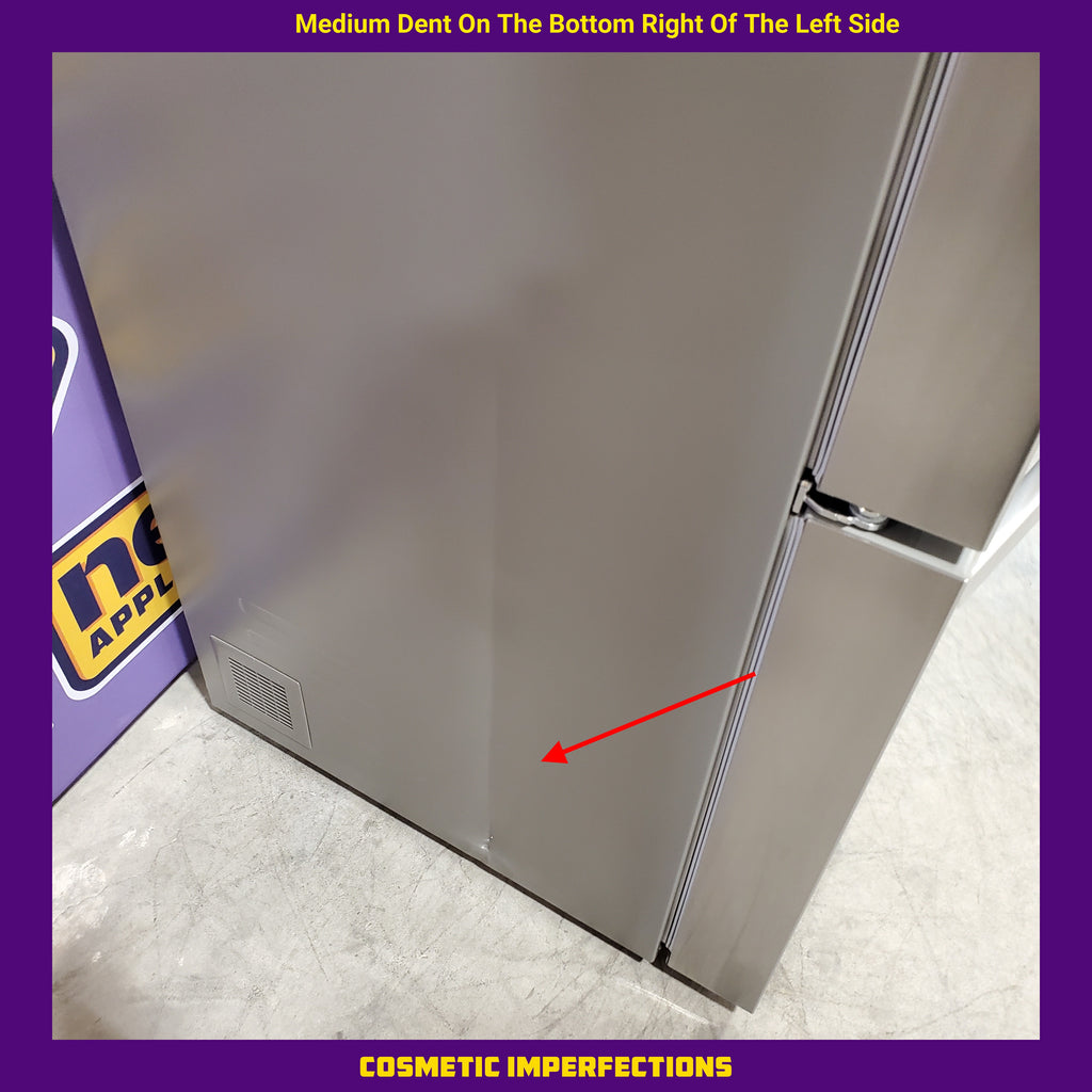 Pictures of LG 26 cu ft ENERGY STAR Counter-depth Smart French Door Refrigerator in Fingerprint Resistant Stainless Steel with Dual Ice Maker LRFXC2606S - Scratch & Dent (Minor) - Neu Appliance Outlet - Discount Appliance Outlet in Austin, Tx