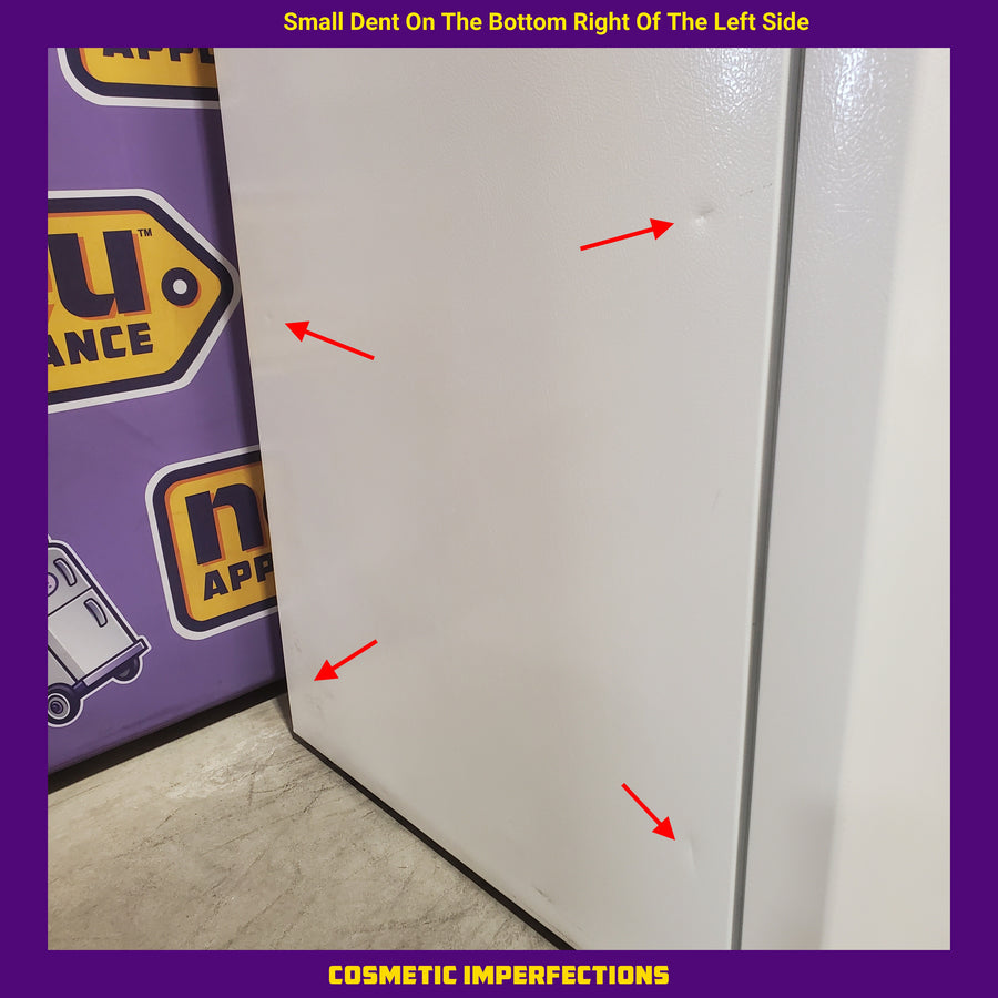 Frigidaire 30" Wide Garage Ready Top Freezer 18 Cu. Ft. Refrigerator with EvenTemp Cooling System and Spacious Interior Storage in White 22133SD209 - FFTR1814WW - Scratch & Dent (Minor)