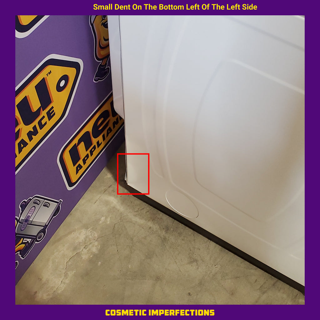 Pictures of Whirlpool High Efficiency Agitator Large Top-Load Washer in White WTW5105HW - Scratch & Dent (Minor) and Whirlpool 7.4 cu. ft. Electric Dryer with Hamper Door WED8127LW - Scratch & Dent (Minor) - Neu Appliance Outlet - Discount Appliance Outlet in Austin, Tx