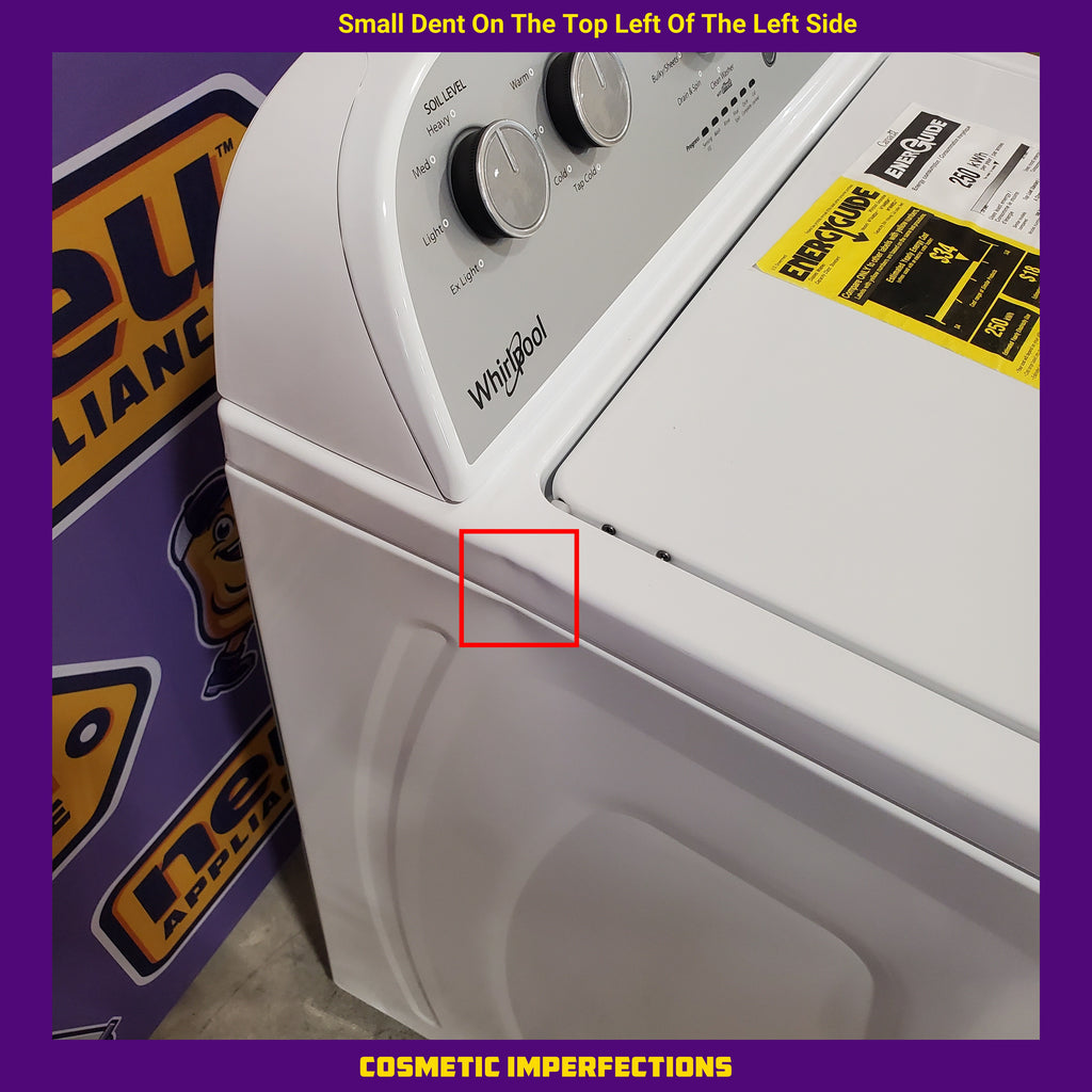 Pictures of Whirlpool Top Load 3.8 Cu. Ft. Washer with Soaking Cycles WTW4955HW - Scratch & Dent (Minor) - Neu Appliance Outlet - Discount Appliance Outlet in Austin, Tx
