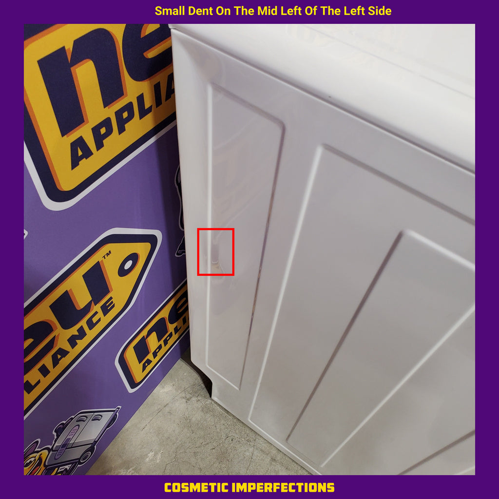 Pictures of Electrolux 8.0 Cu. Ft. Front Load Perfect Steam™ Electric Dryer with Balanced Dry™ and Instant Refresh ELFE7626BW - Scratch & Dent (Minor) - Neu Appliance Outlet - Discount Appliance Outlet in Austin, Tx