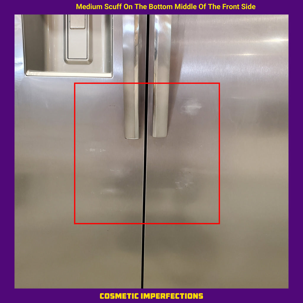 Pictures of Frigidaire Gallery Smudge Proof Stainless Steel 26 Cu. Ft. Side by Side Refrigerator with Bright LED Lighting 31131SD17 - GRSS2652AF - Scratch & Dent (Moderate) - Neu Appliance Outlet - Discount Appliance Outlet in Austin, Tx