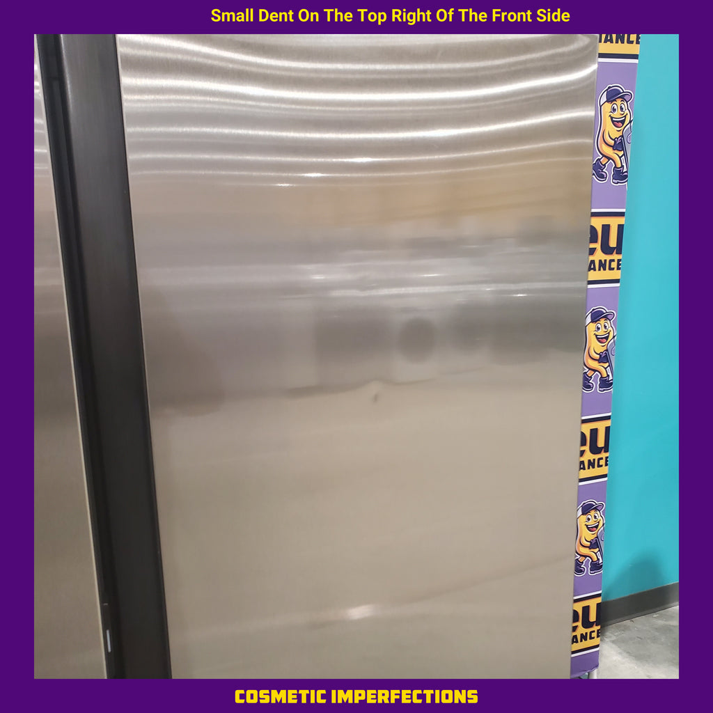 Samsung 36 Inch Freestanding Side by Side Smart Refrigerator with 28 cu. ft. Capacity, SpaceMax™ Technology, Beverage Center, Dual Ice Maker, Auto Open Door, Internal Water Dispenser and Built In Pitcher - Scratch and Dent (Minor)