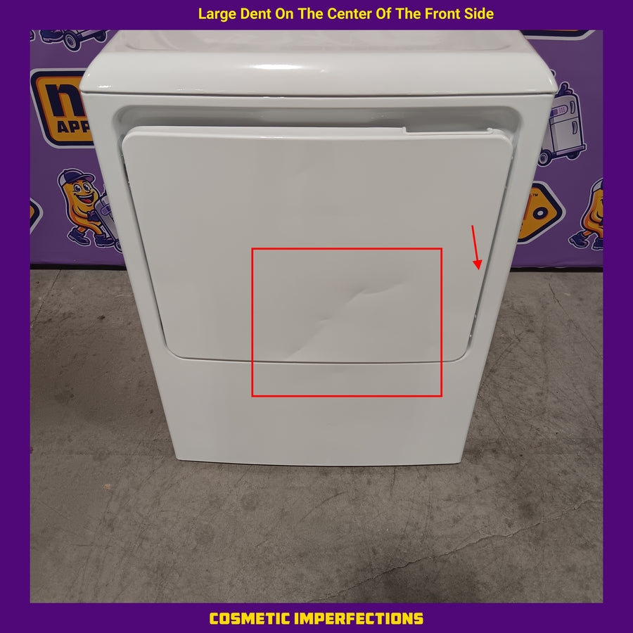 GE White Top Load 4.0 Cu. Ft. Capacity Washer with Stainless Steel Wash Basket GTW325ASWWW - New in Box and GE White Electric 7.2 Cu. Ft. Dryer with Aluminized Alloy Drum 16239 - GTD42EASJWW - Certified Refurbished