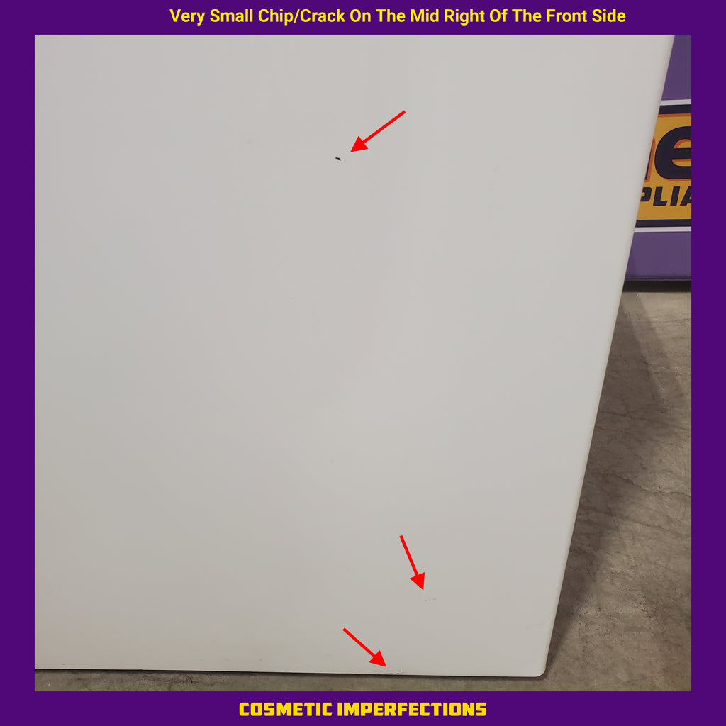 Pictures of Maytag Top Load 4.8 cu ft Washer with Deep Fill and Slow-Close Glass Lid MVW6200KW - Scratch & Dent (Minor) and Maytag 7.0 cu ft Electric Dryer with Moisture Sensing and Quick Dry Cycle 16213 - MED6200KW - Scratch & Dent (Moderate) - Neu Appliance Outlet - Discount Appliance Outlet in Austin, Tx