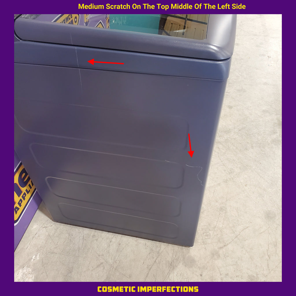 Pictures of GE Sapphire Blue Top Load 5.4 Cu. Ft. Washer with FlexDispense and Smarter Wash Technology PTW900BPTRS - Scratch and Dent (Minor) - Neu Appliance Outlet - Discount Appliance Outlet in Austin, Tx