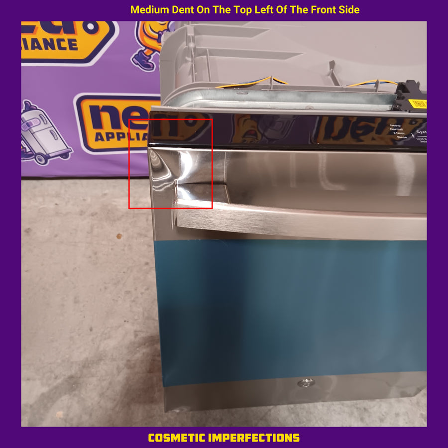 GE® ENERGY STAR® Top Control with Plastic Interior Dishwasher with Sanitize Cycle & Dry Boost 22132SD152 - GDT535PYVFS - Scratch & Dent (Major)