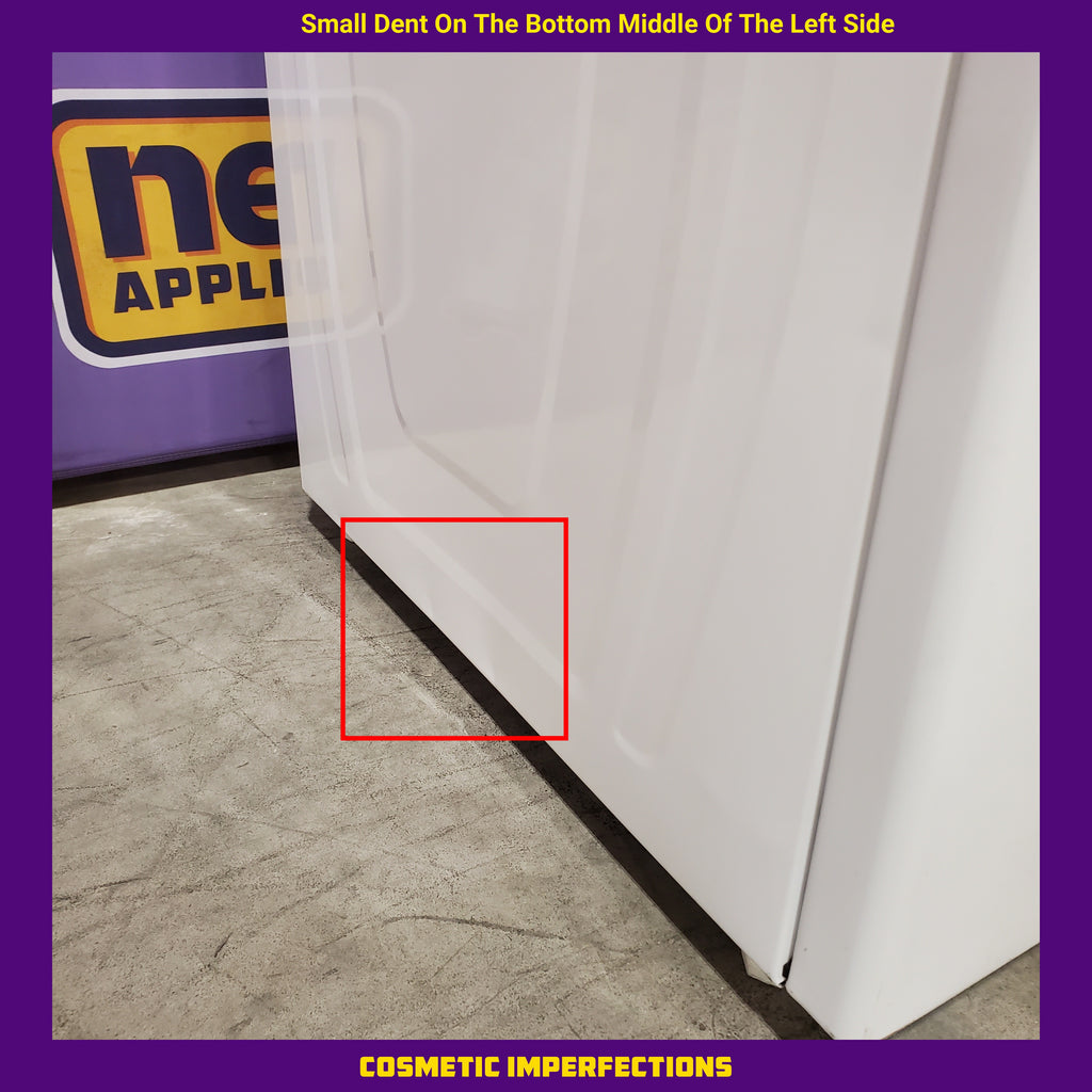 Pictures of Maytag 7.0 cu ft Electric Dryer with Moisture Sensing and Quick Dry Cycle 30131SD12 - MED6200KW - Scratch & Dent (Moderate) - Neu Appliance Outlet - Discount Appliance Outlet in Austin, Tx