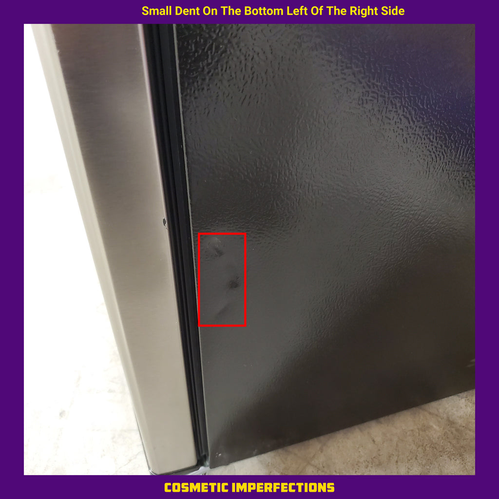 Pictures of Vissani 7.1 cu. ft. Top Freezer Refrigerator with Adjustable Shelf in Stainless Steel MDFF7SS - Scratch & Dent (Minor) - Neu Appliance Outlet - Discount Appliance Outlet in Austin, Tx