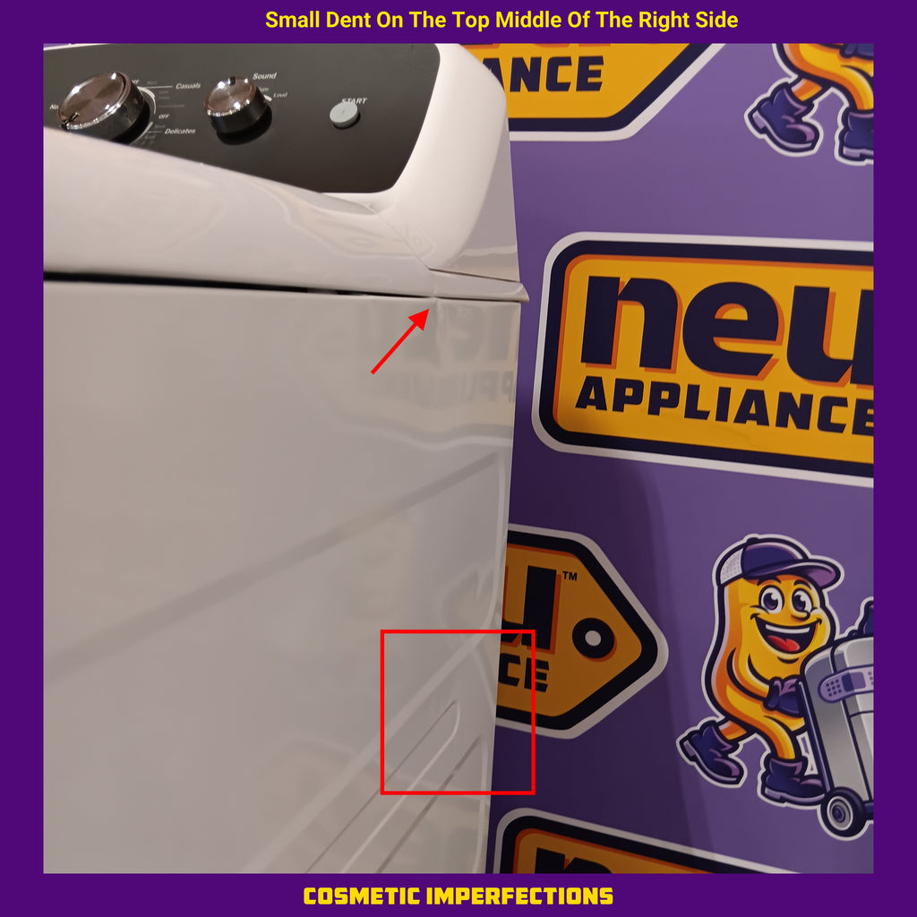 GE® 7.2 cu. ft. Capacity Gas Dryer with Up To 120 ft. Venting and Extended Tumble 31133SD145 - GTD48GASWWB - Scratch & Dent (Minor)