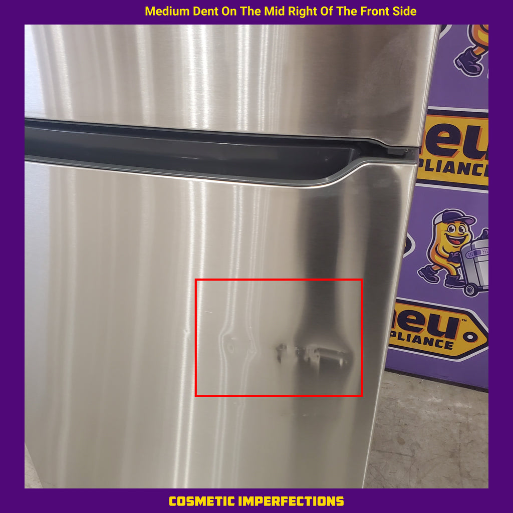 Pictures of Frigidaire 30" Wide 20 cu ft Top Freezer Refrigerator with EvenTemp™ Cooling System in Stainless Steel 3SD837 - FFTR2045VS - Scratch & Dent (Major) - Neu Appliance Outlet - Discount Appliance Outlet in Austin, Tx