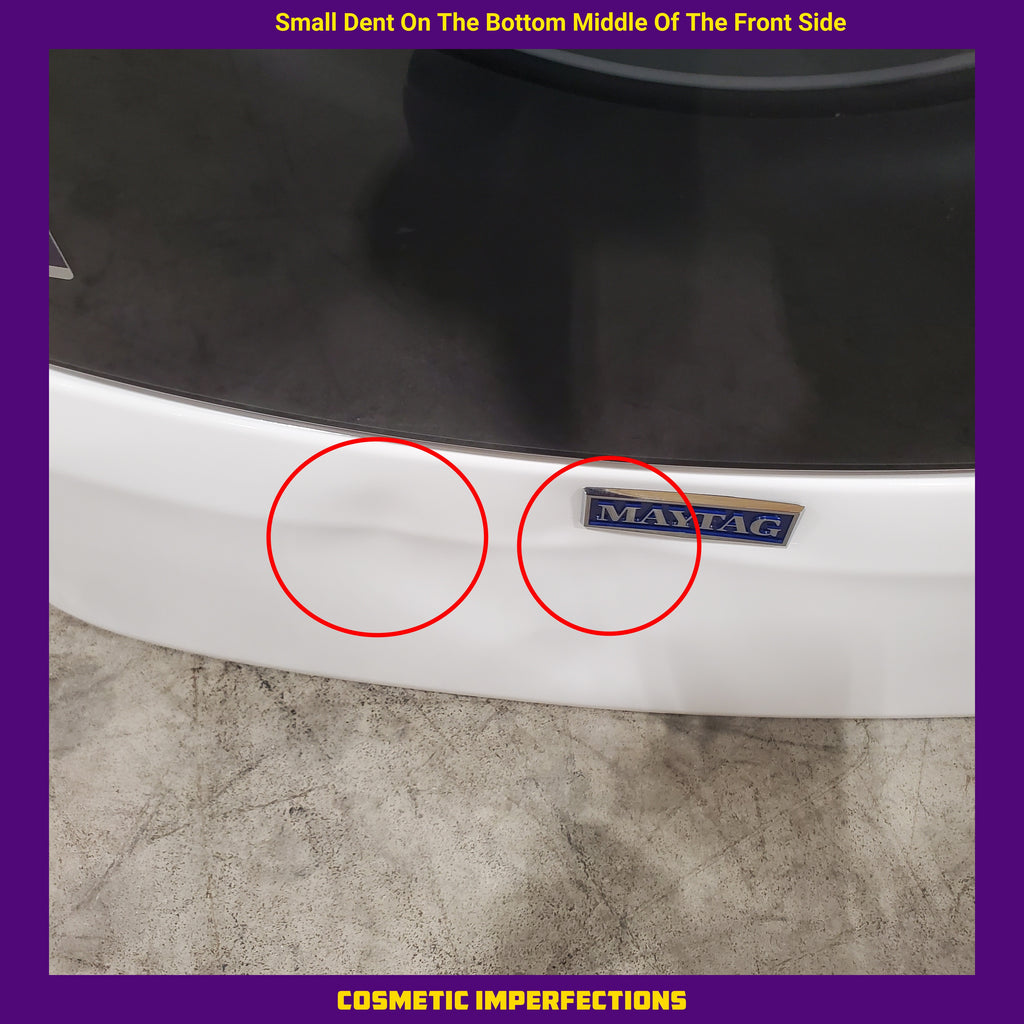 Pictures of Maytag Front Load 7.3 Cu. Ft. Electric Dryer with Extra Power and Quick Dry Cycle MED5630HW - Scratch & Dent (Minor) - Neu Appliance Outlet - Discount Appliance Outlet in Austin, Tx