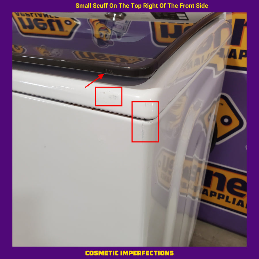 Maytag Top Load 4.8 cu ft Washer with Deep Fill and Slow-Close Glass Lid 30133SD118 - MVW6200KW - Scratch & Dent (Minor)