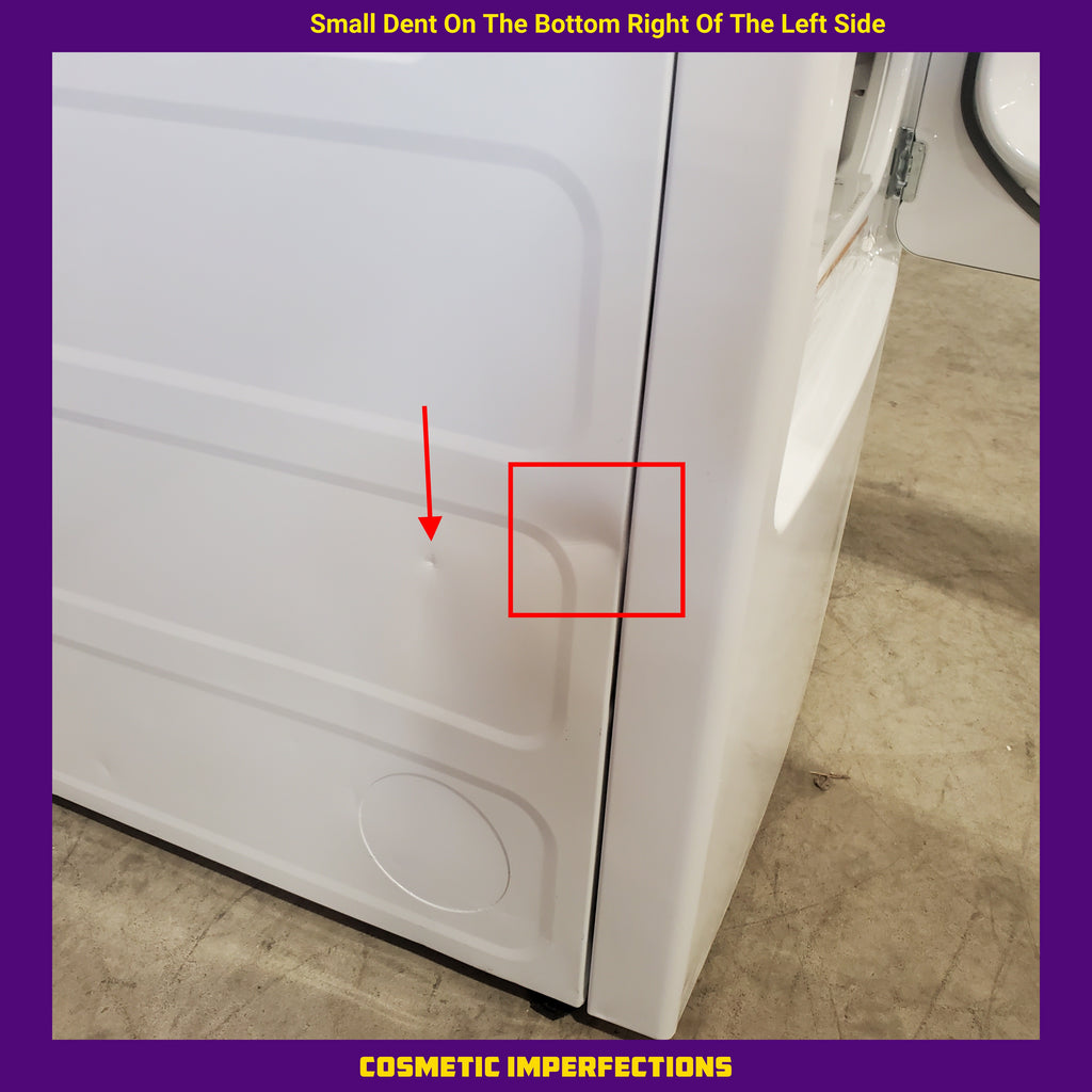 Pictures of GE White Electric 7.2 Cu. Ft. Dryer with Aluminized Alloy Drum GTD42EASJWW - Scratch and Dent (Minor) - Neu Appliance Outlet - Discount Appliance Outlet in Austin, Tx