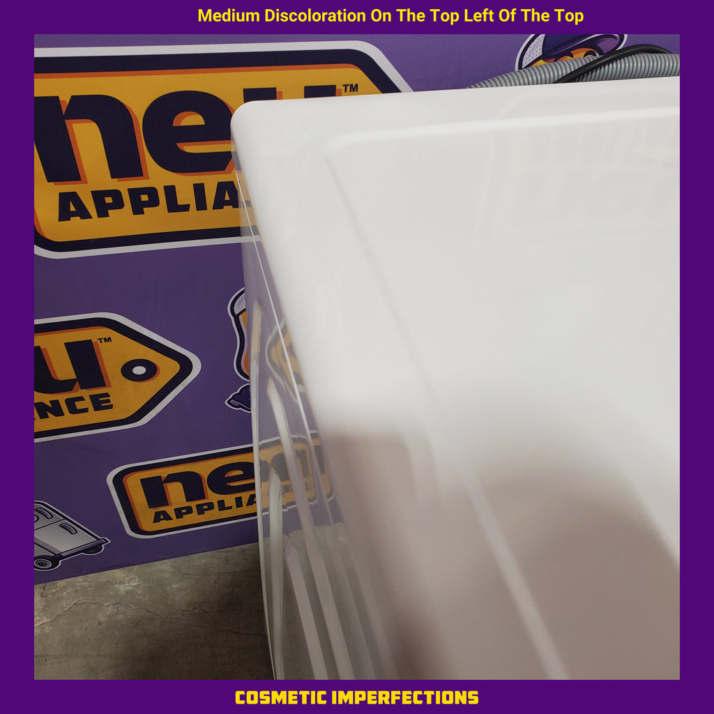 Pictures of Samsung 4.5 cu. ft. ENERGY STAR Front Load Washer with Vibration Reduction WF45T6000AW - Scratch & Dent (Minor) and Samsung 7.5 cu. ft. Front Load Electric Dryer with Smart Care in White 16142 - DVE45T6000W - Open Box - Neu Appliance Outlet - Discount Appliance Outlet in Austin, Tx