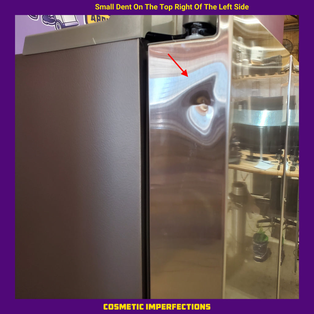 Samsung 27.4-cu ft Side-by-Side Refrigerator with Ice Maker in Fingerprint Resistant Stainless Steel 5SD266 - RS27T5200SR - Scratch & Dent (Minor)