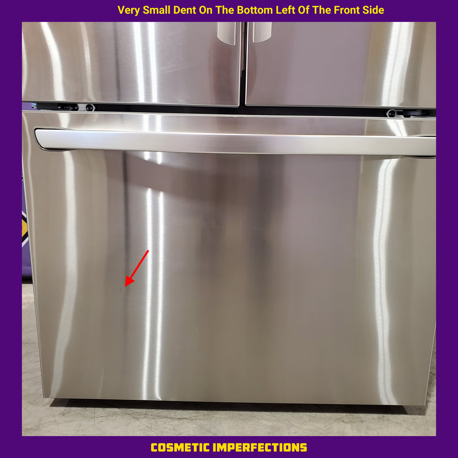LG 26 cu ft ENERGY STAR Counter-Depth Smart French Door Refrigerator in Fingerprint Resistant Stainless Steel with Dual Ice Maker 251312SD974 - LRFXC2606S - Scratch & Dent (Minor)