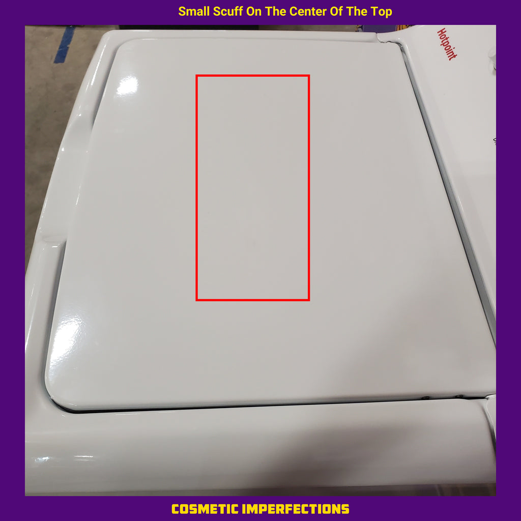 Hotpoint® 4.0 cu. ft. Capacity Washer with Cold Plus and Water Level Control HTW265ASWWW - Scratch & Dent (Minor) and Hotpoint 6.2 cu. ft. Capacity Electric Dryer with Up To 120 ft. Venting and Shallow Depth 16180 - HTX26EASWWW - Scratch & Dent (Minor)